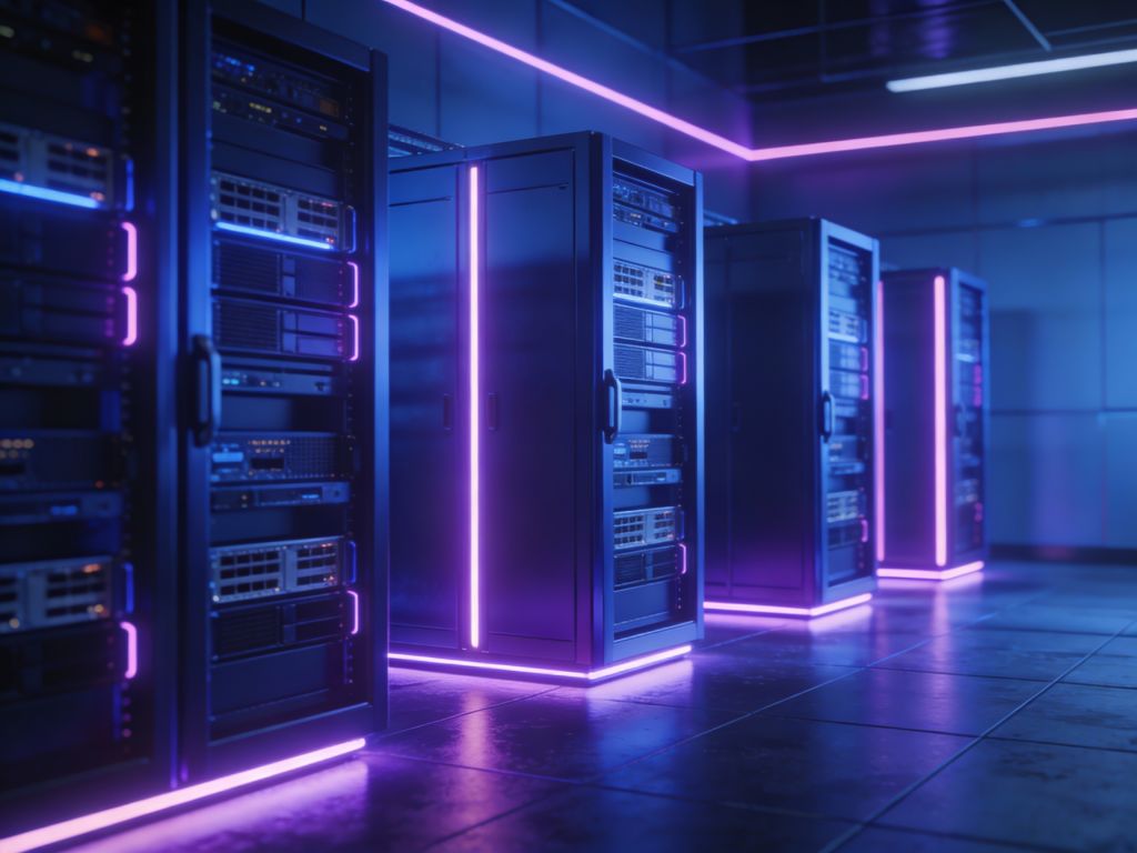 Application hosting infrastructure with secure cloud servers and data protection