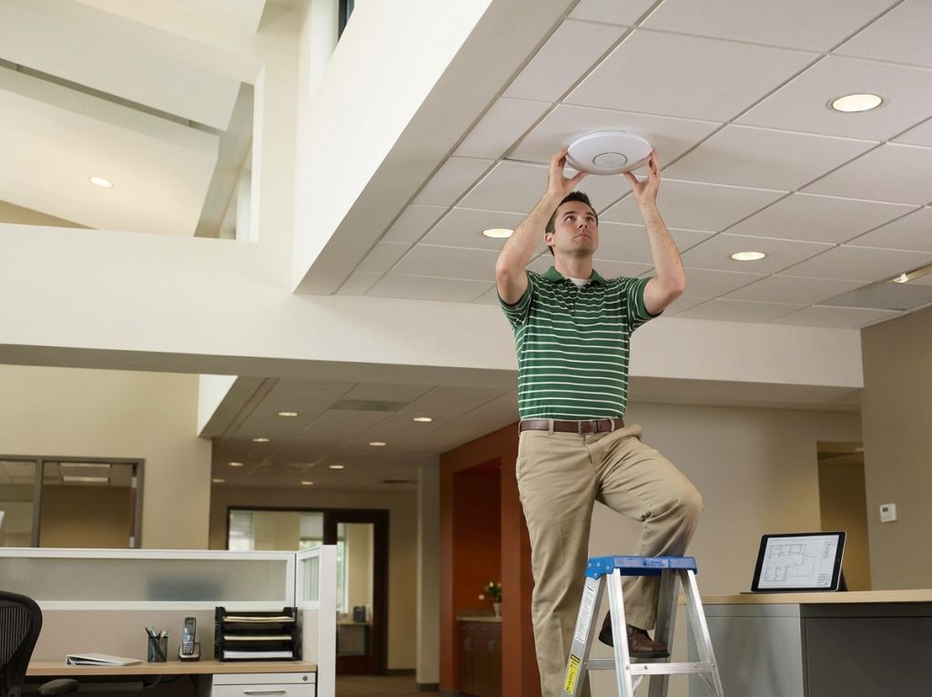 Collaborative modern Houston office with seamless managed WiFi 6 coverage and high-speed wireless connectivity for business teams